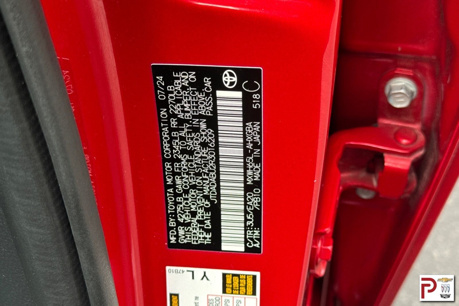 Used 2024 Red Toyota XLE image 35