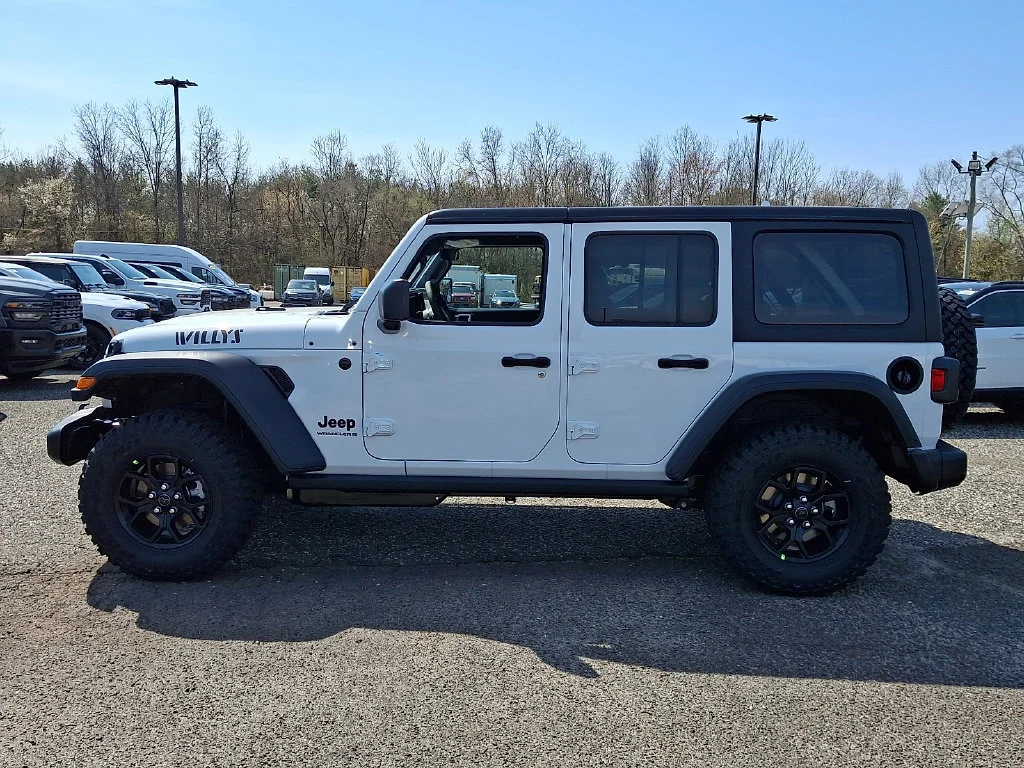 New 2026 Bright White Clear-Coat Exterior Paint Jeep Willys image 5