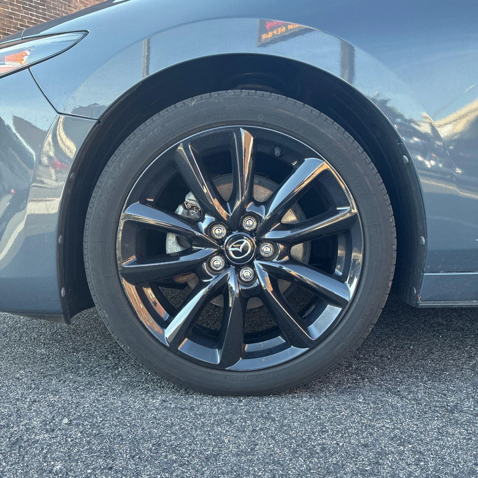 Used 2022 Polymetal Gray Metallic Mazda Carbon Edition image 20