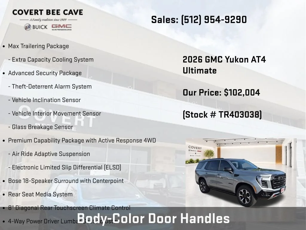 New 2026 GMC Yukon AT4 Ultimate, photo 30
