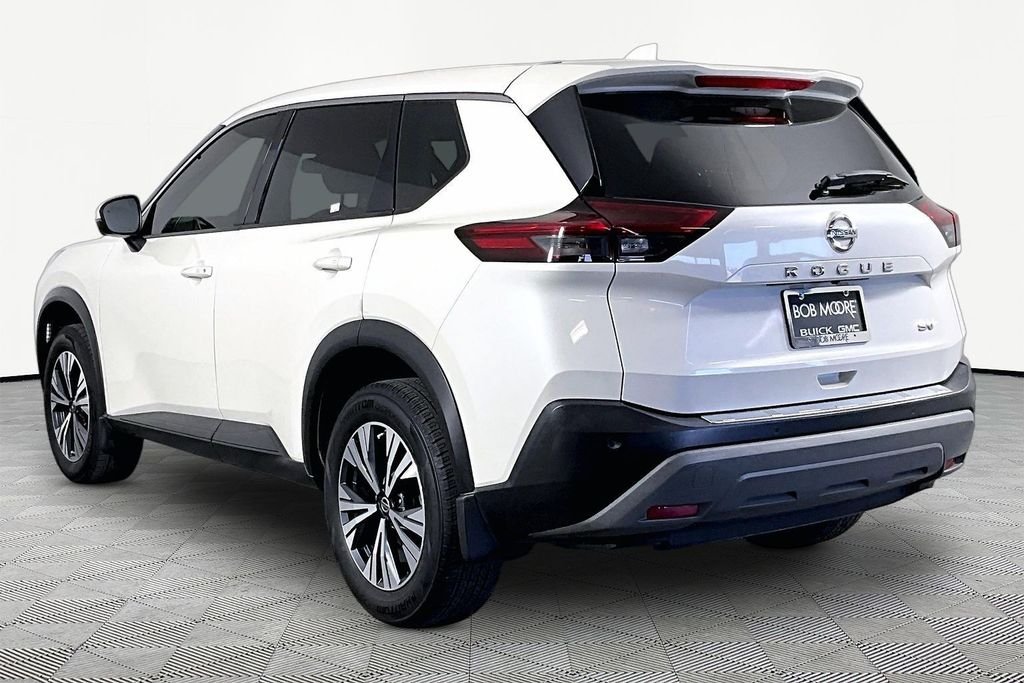 Certified Used 2021 White Nissan SV image 4