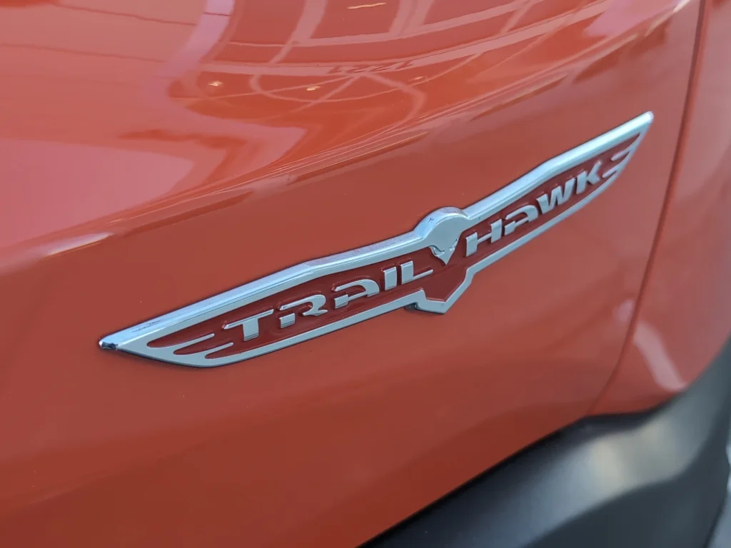 Used 2021 Omaha Orange Clearcoat Jeep Trailhawk image 37