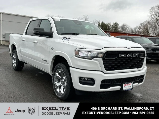 New 2026 Bright White Clear-Coat Exterior Paint RAM Big Horn/Lone Star image 5