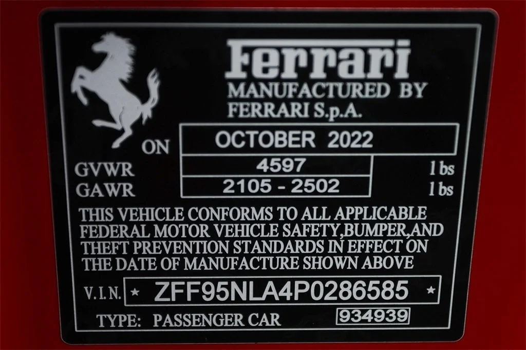Certified Used 2023 Rosso Corsa Ferrari Base image 47