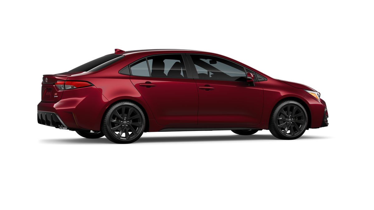 New 2026 Ruby Flare Pearl Toyota Hybrid SE image 11