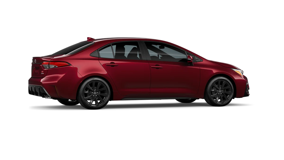 New 2026 Ruby Flare Pearl Toyota Hybrid SE image 11