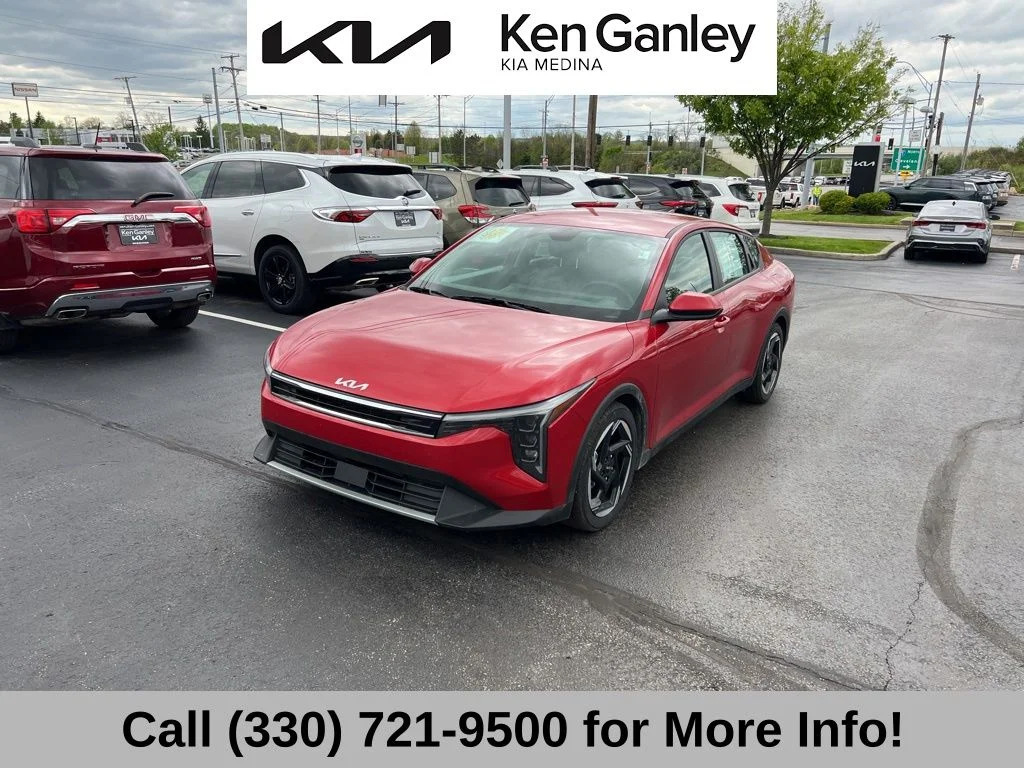 Certified Used 2025 Red Kia EX image 3