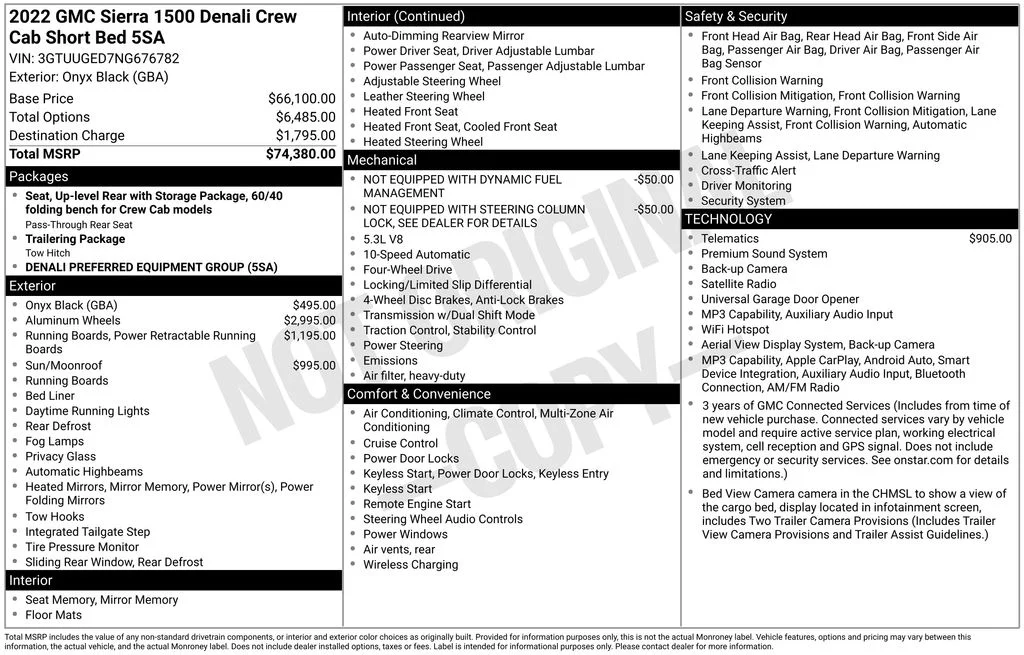 Used 2022 Black GMC Denali image 5