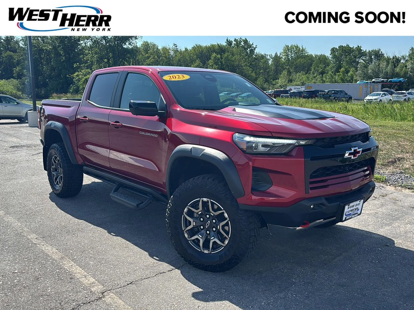 Used 2023 Radiant Red Tintcoat Chevrolet ZR2 image 1