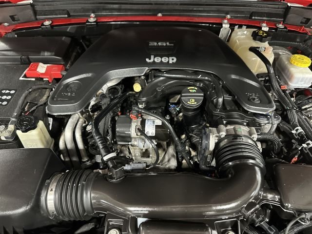 Certified Used 2021 Red Jeep Unlimited Sahara Altitude image 22