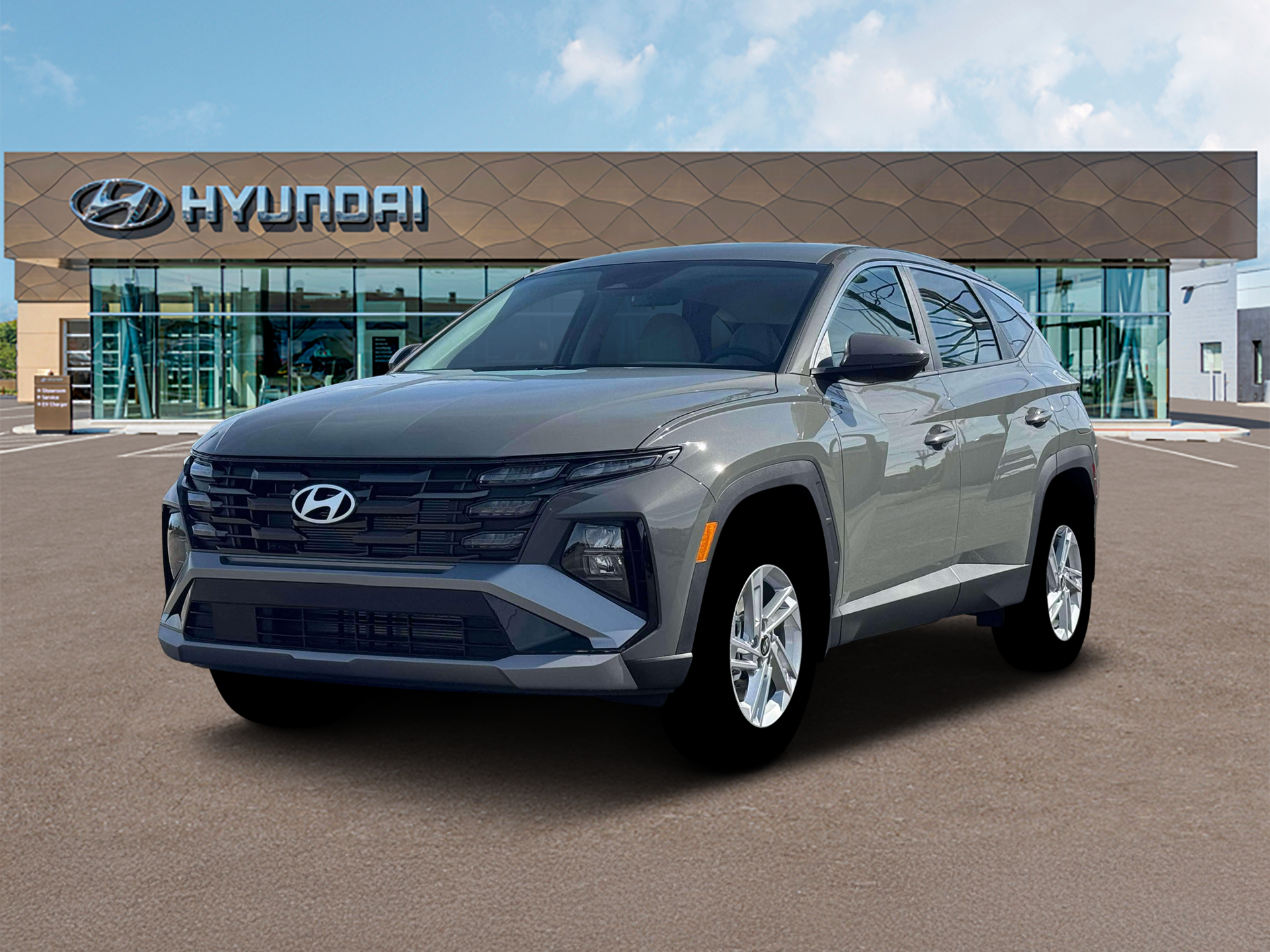 New 2026 Hampton Gray Hyundai SE AWD image 1