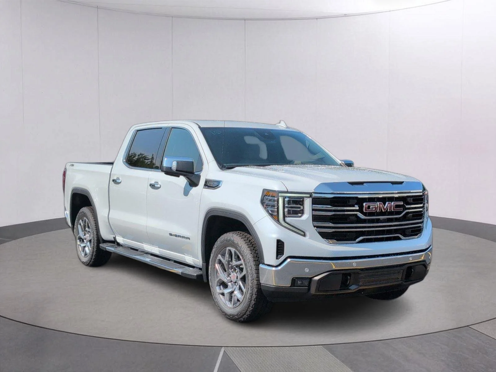 New 2026 Glacier White Tricoat GMC SLT image 8