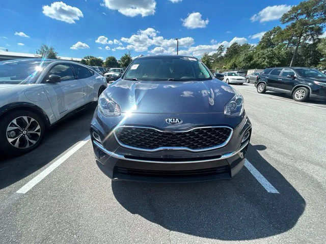 Used 2021 Blue Kia EX image 2