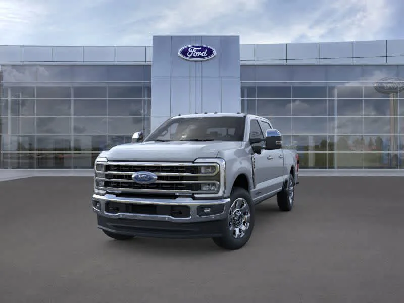 New 2026 Glacier Gray Metallic Tri-Coat Ford F-350 SRW King Ranch image 2