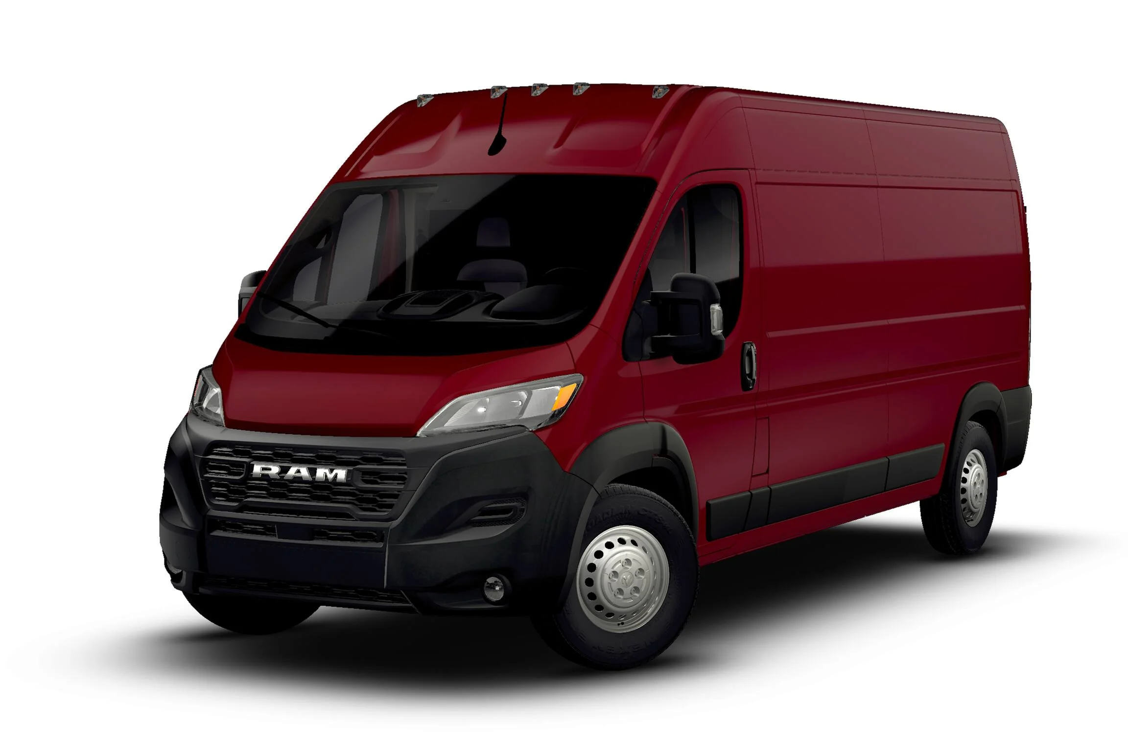 New 2026 Deep Cherry Red Crystal Pearl-Coat Exterior Paint RAM Tradesman image 13