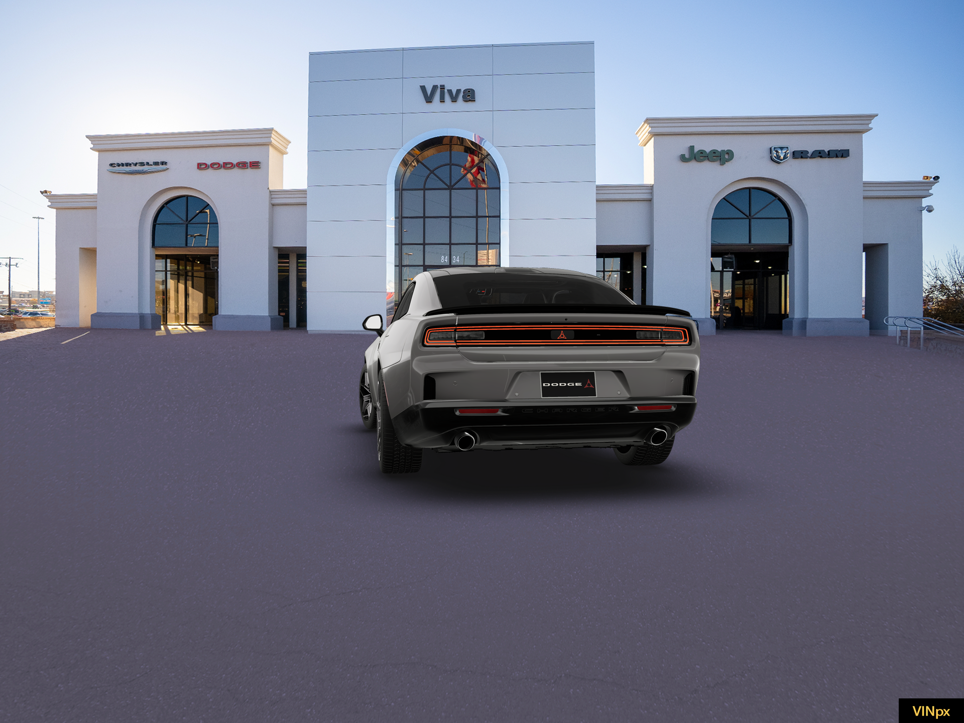 New 2026 Destroyer Gray Exterior Paint Dodge Scat Pack Plus image 13