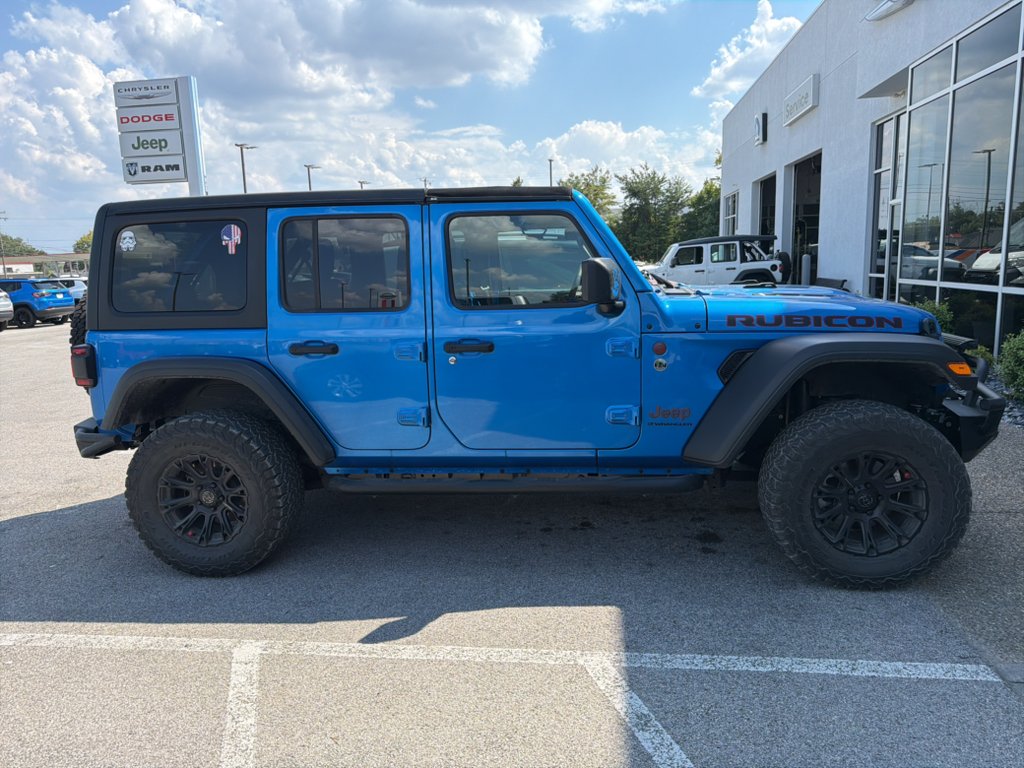 Used 2024 Hydro Blue Pearlcoat Jeep Rubicon image 3