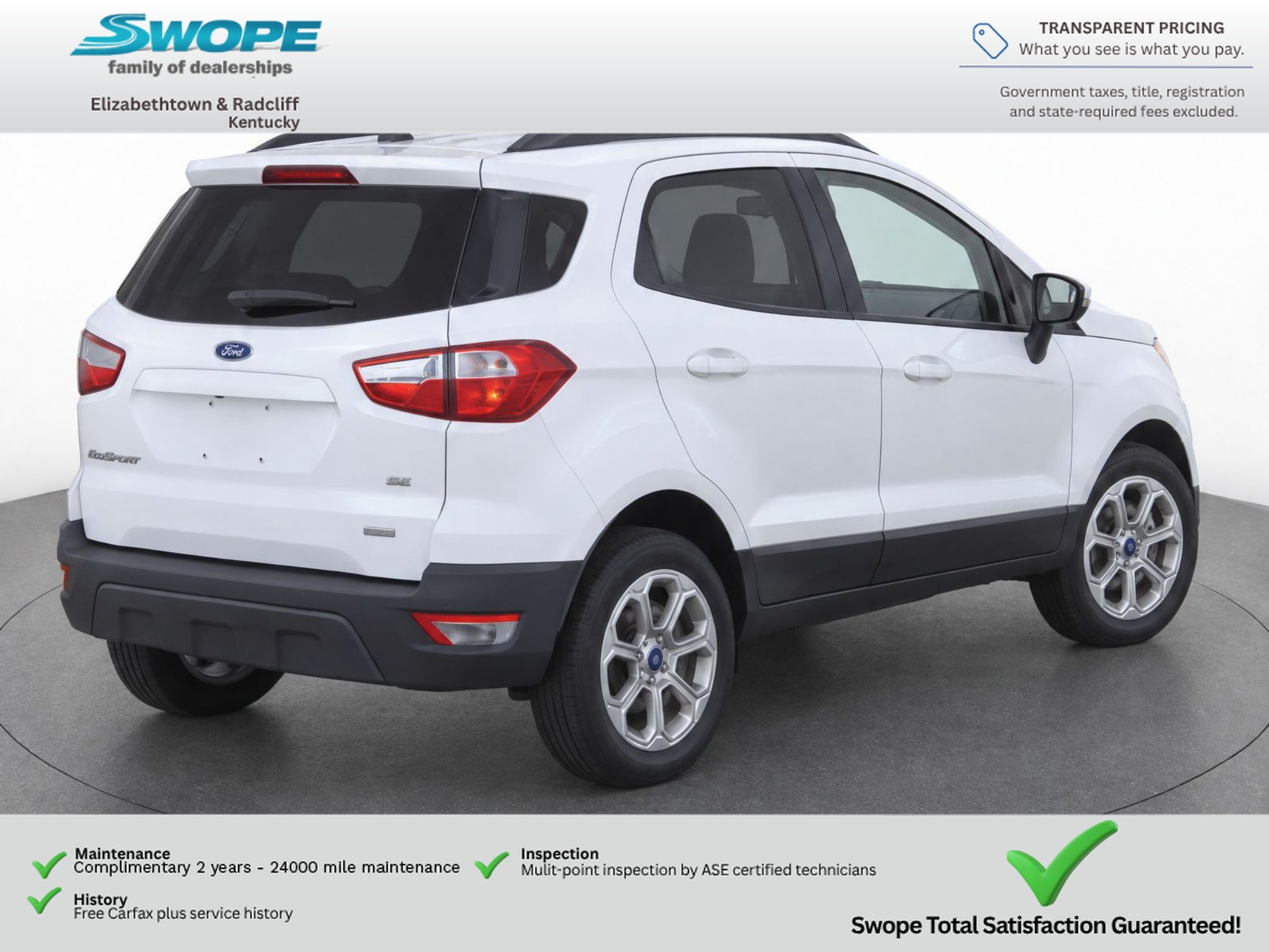 Used 2018 Diamond White Ford SE image 7