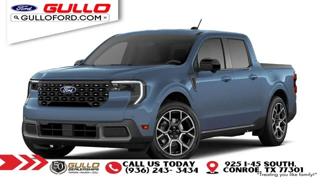 New 2026 Azure Gray Metallic Tri-Coat Ford Lariat image 1