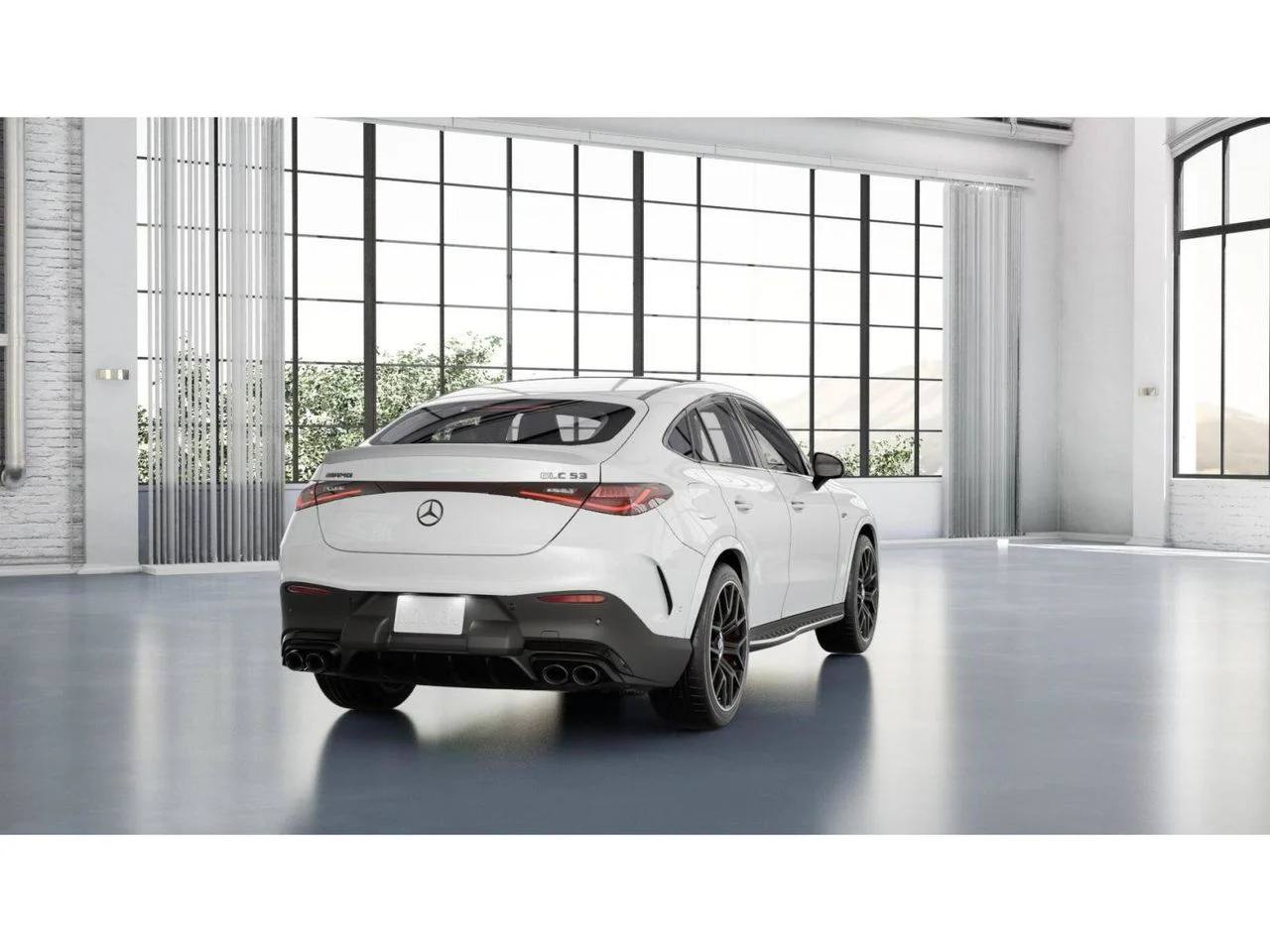 New 2027 MANUFAKTUR Moonlight White Metallic Mercedes-Benz AMG® GLC 53 4MATIC+ Coupe image 23