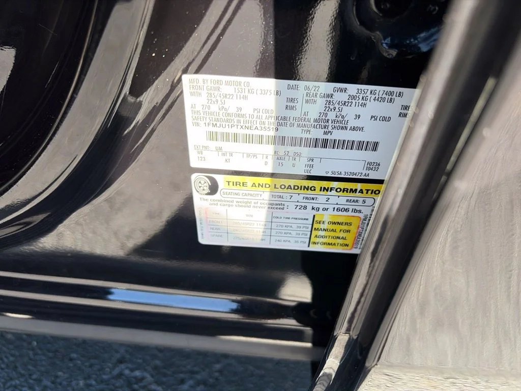 Used 2022 Agate Black Metallic Ford King Ranch image 47