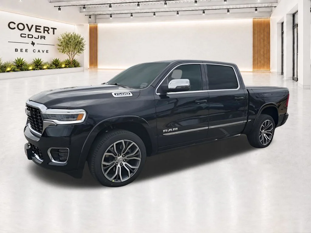 New 2026 Diamond Black Crystal Pearl-Coat Exterior Paint RAM Tungsten image 5