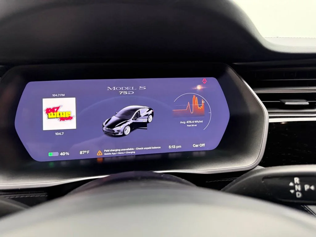 Used 2018 Black Tesla 75D image 23