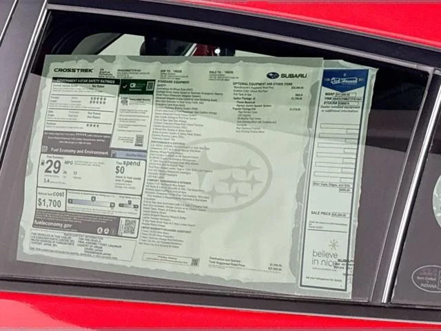 New 2026 LITHIUM RED PEARL Subaru Limited image 24