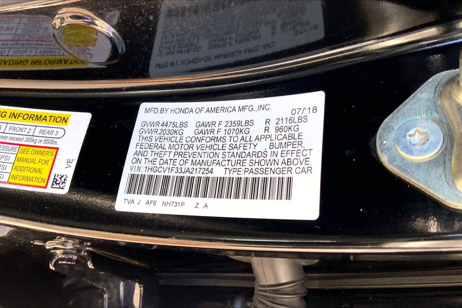 Used 2018  Honda Sport 1.5T image 33