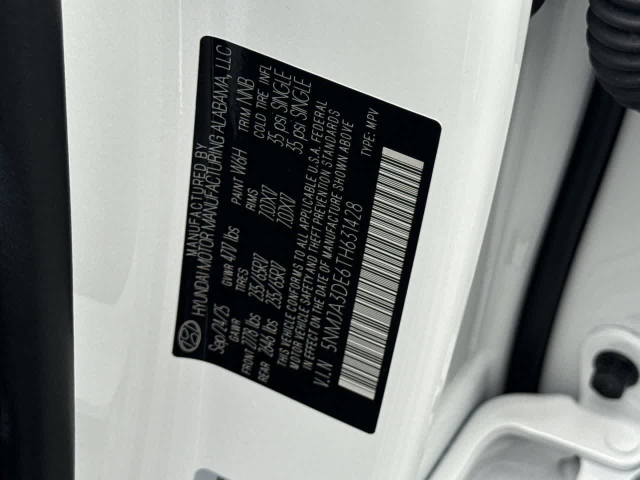 Used 2026 Serenity White Pearl Hyundai SE image 29