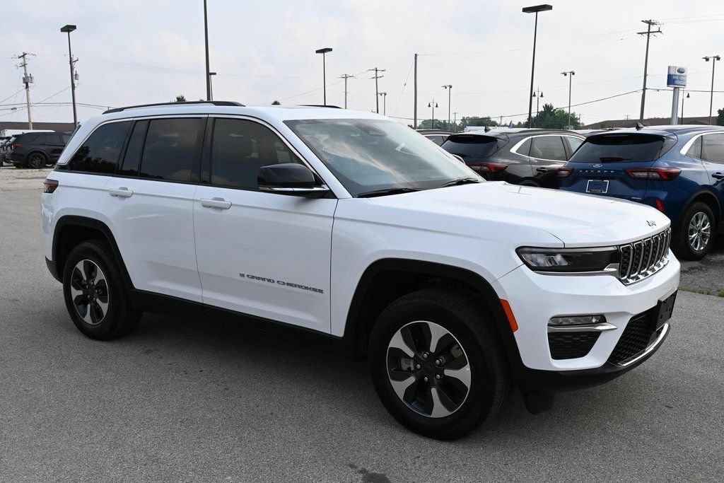 Used 2023 Bright White Clearcoat Jeep 4xe image 7