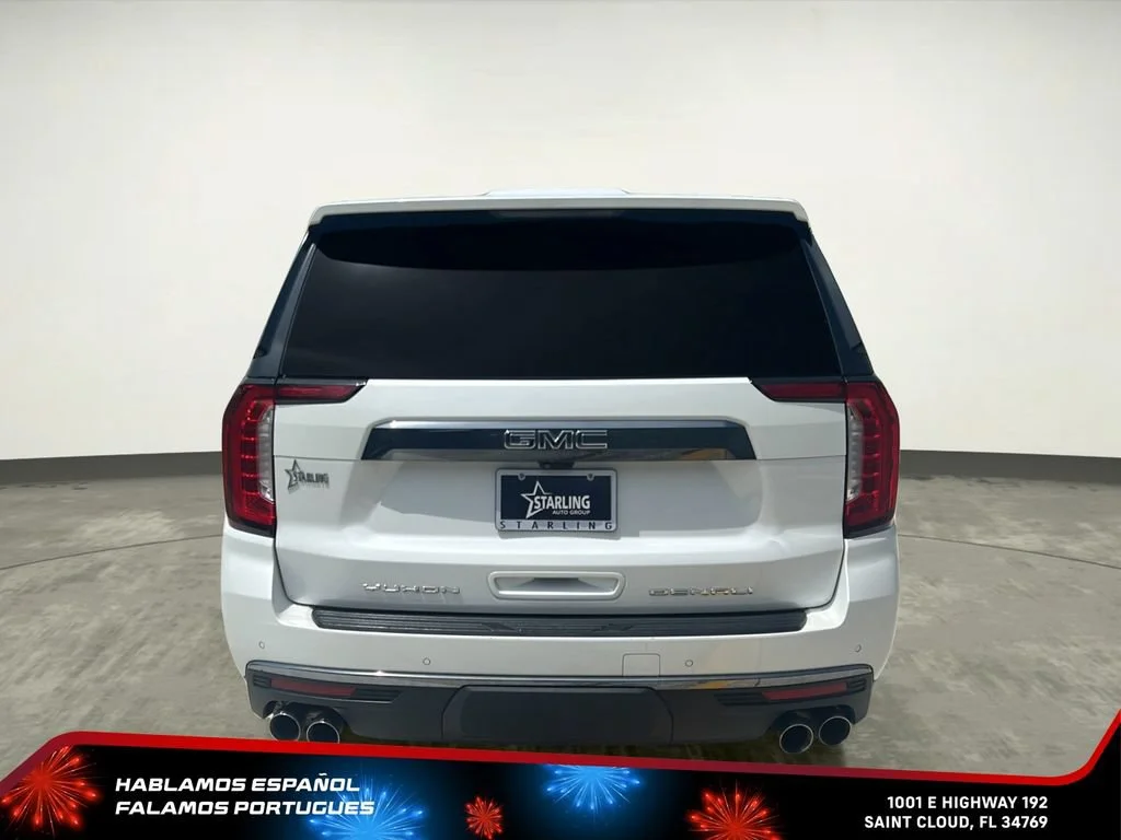 Used 2023 White Frost Tricoat GMC Denali Ultimate image 5