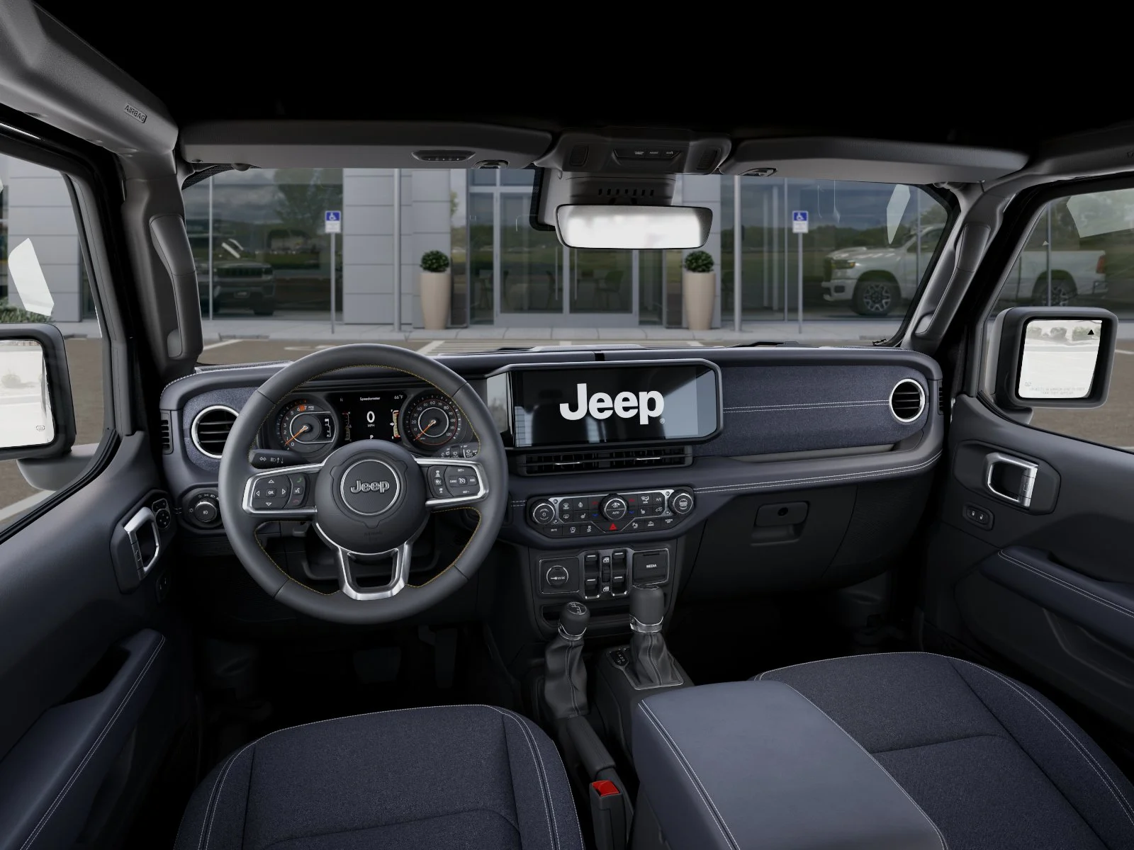 New 2026 Granite Crystal Metallic Clear-Coat Exterior Paint Jeep Sahara image 45