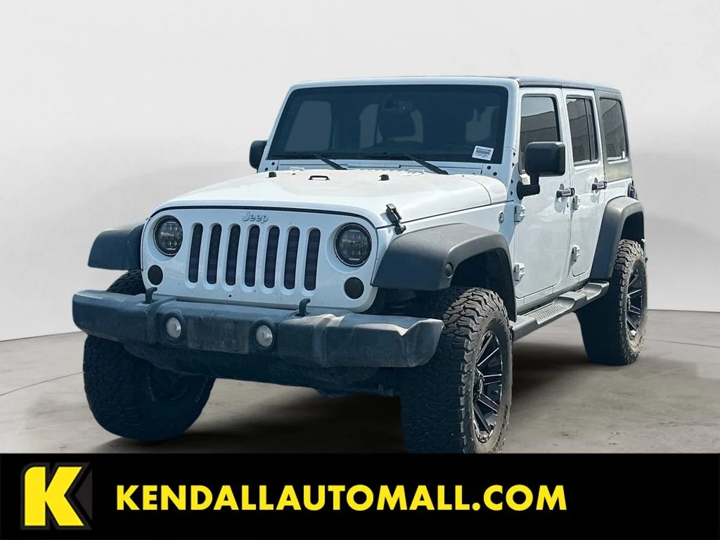 Used 2018 White Jeep Unlimited Sport image 1
