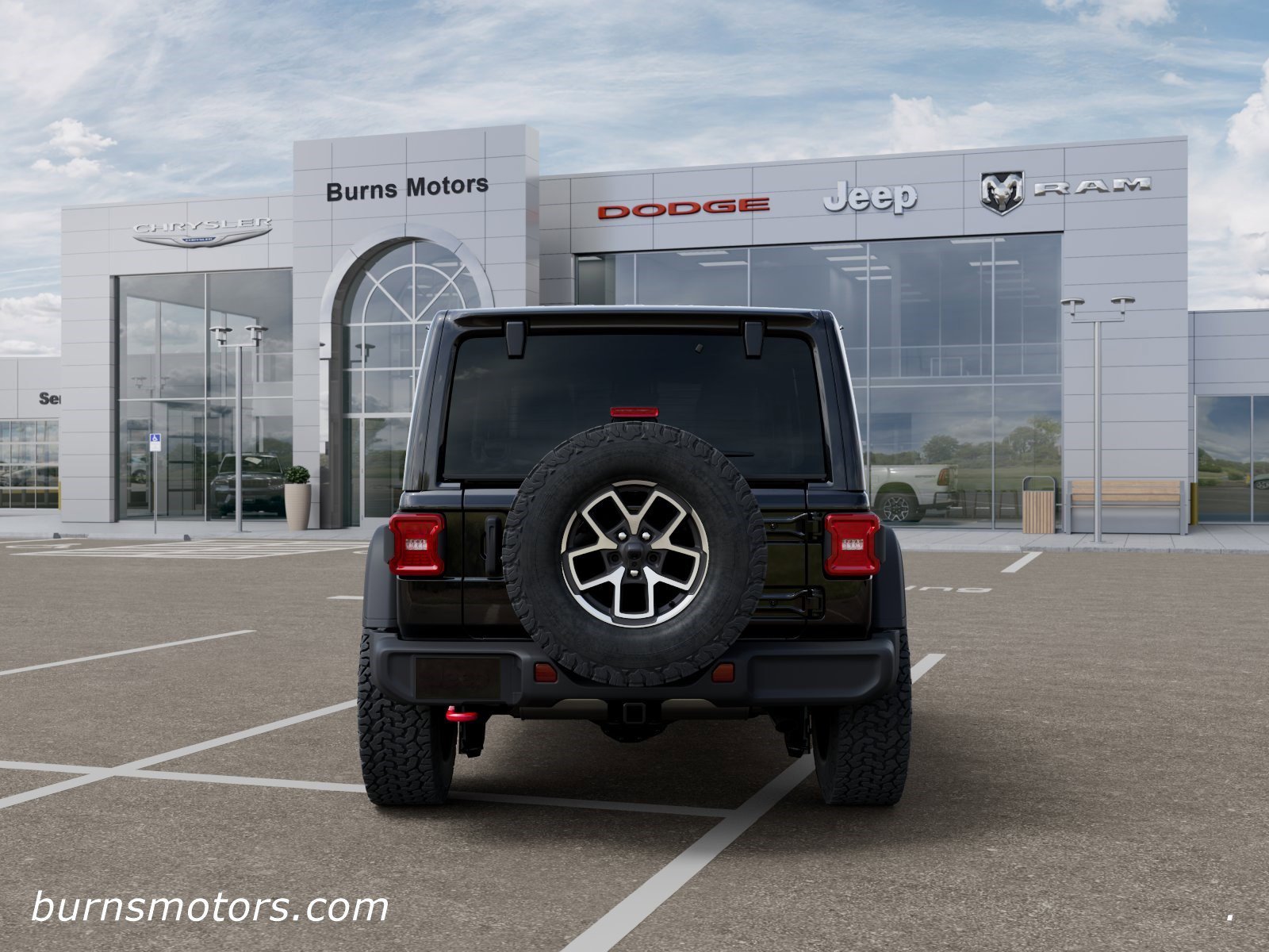 New 2026 Black Clear-Coat Exterior Paint Jeep Rubicon 4-Door image 7