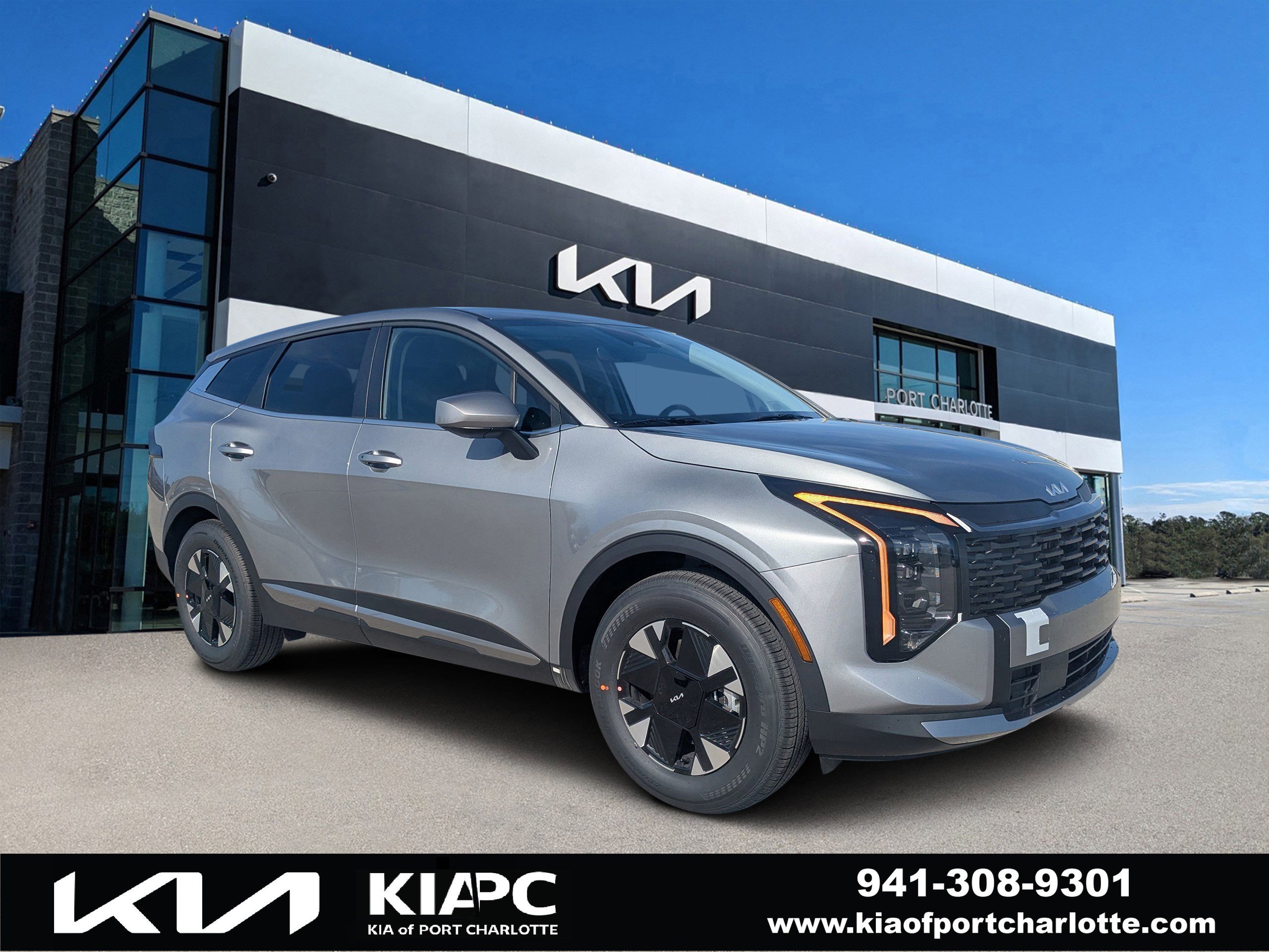 New 2026 Steel Gray Kia LX image 1