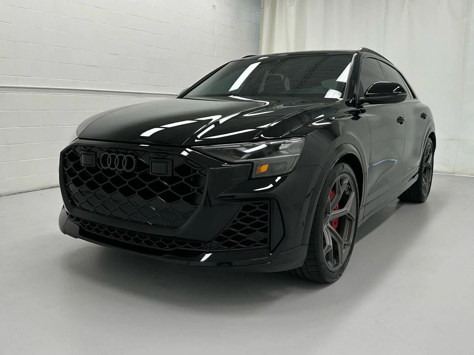 Used 2025 Mythos Black Metallic Audi performance image 4