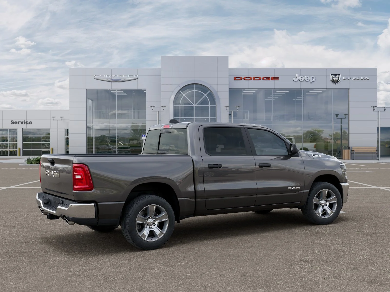 New 2026 Granite Crystal Metallic Clear-Coat Exterior Paint RAM Tradesman image 31