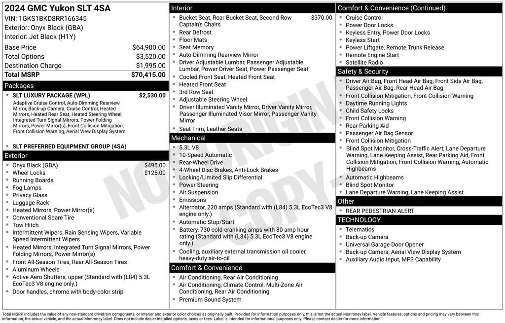 Certified Used 2024 Onyx Black GMC SLT image 9