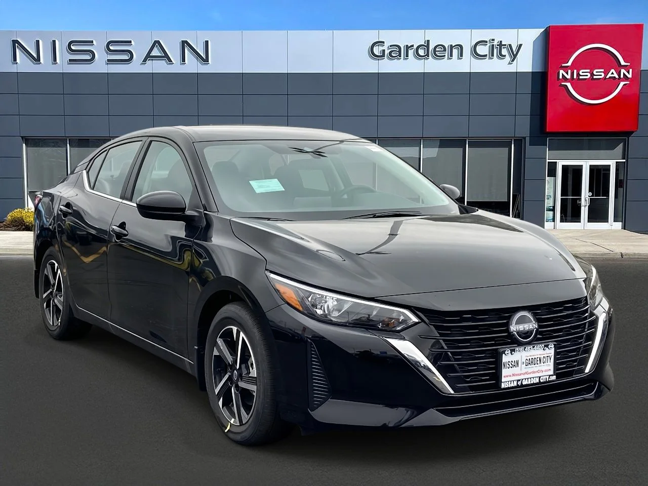 New 2025 Super Black Nissan SV image 1