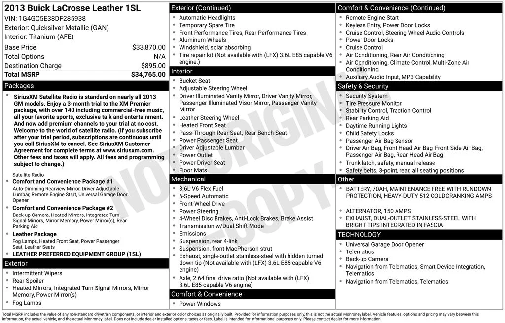 Used 2013 Silver Buick Leather Group image 9