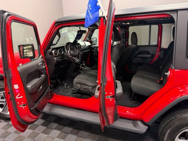 Certified Used 2020 Firecracker Red Clearcoat Jeep Unlimited Sahara image 13