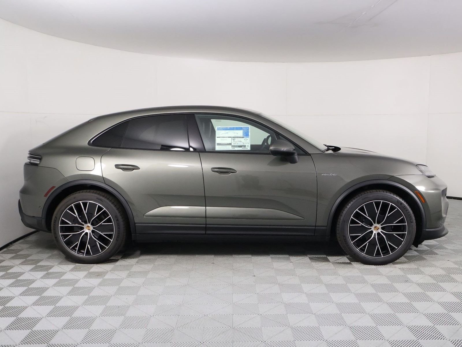 New 2026 Aventurine Green Metallic Porsche Electric image 8