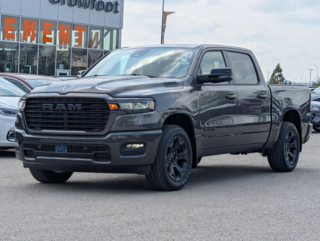 New 2026 Grey RAM Sport - - 3.0L Hurricane T-Turbo - Cloth/Vinyl Bucket Seats - Steel Standard Hood & More! image 4