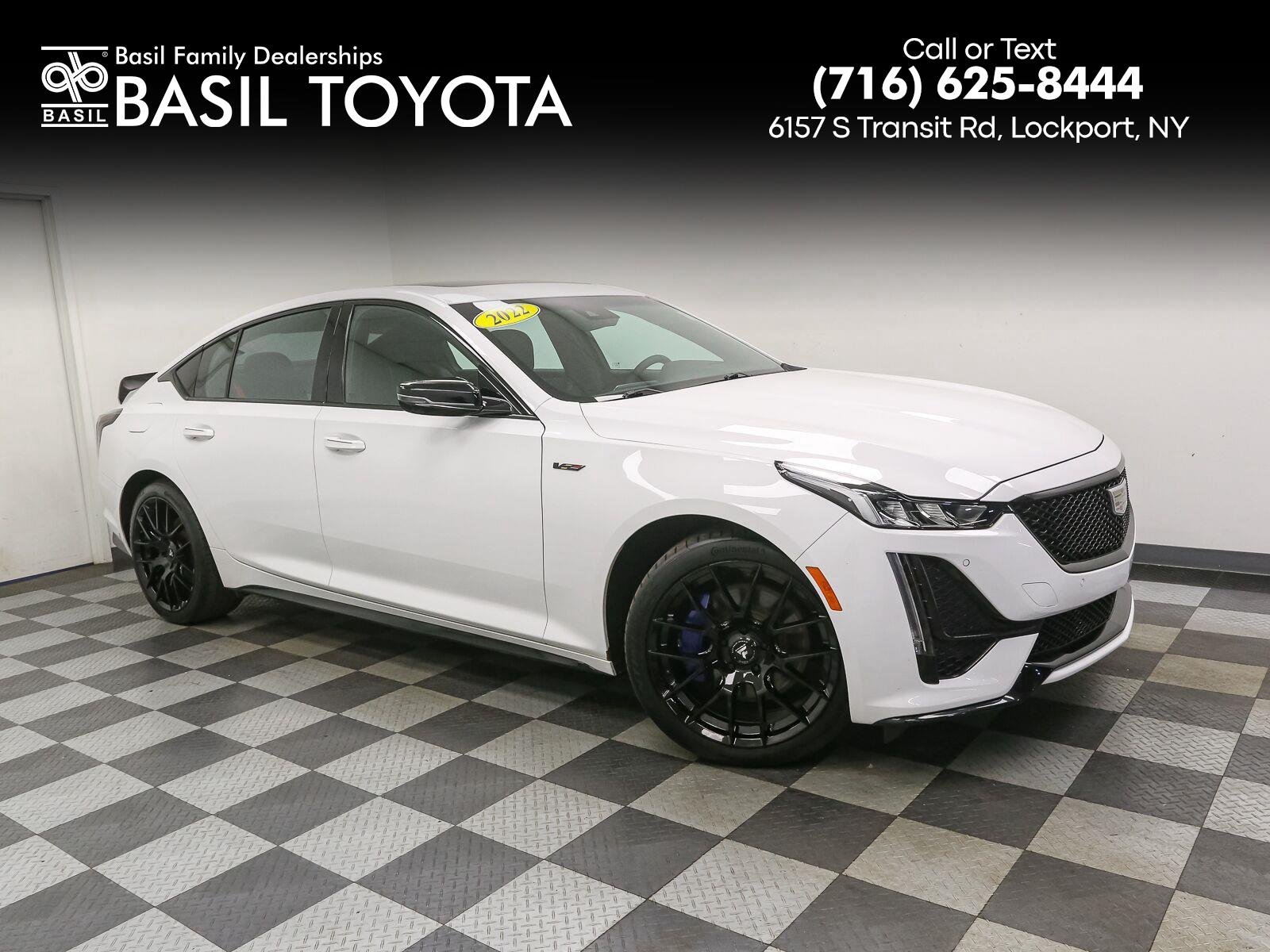 Used 2022 Summit White Cadillac VSERIES image 1