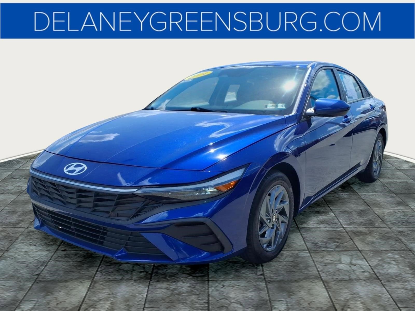 Used 2024 Intense Blue Hyundai Blue image 7
