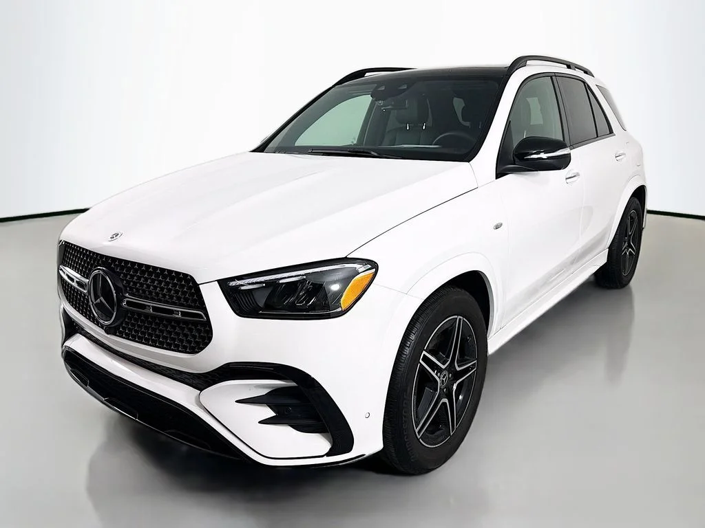 Certified Used 2025 Polar White Mercedes-Benz GLE 450e image 1