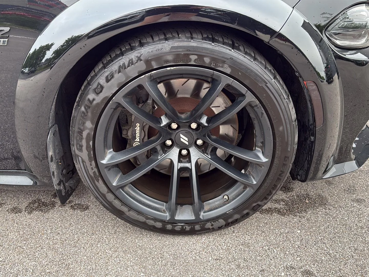 Used 2020 Pitch Black Clearcoat Dodge Scat Pack Widebody image 13
