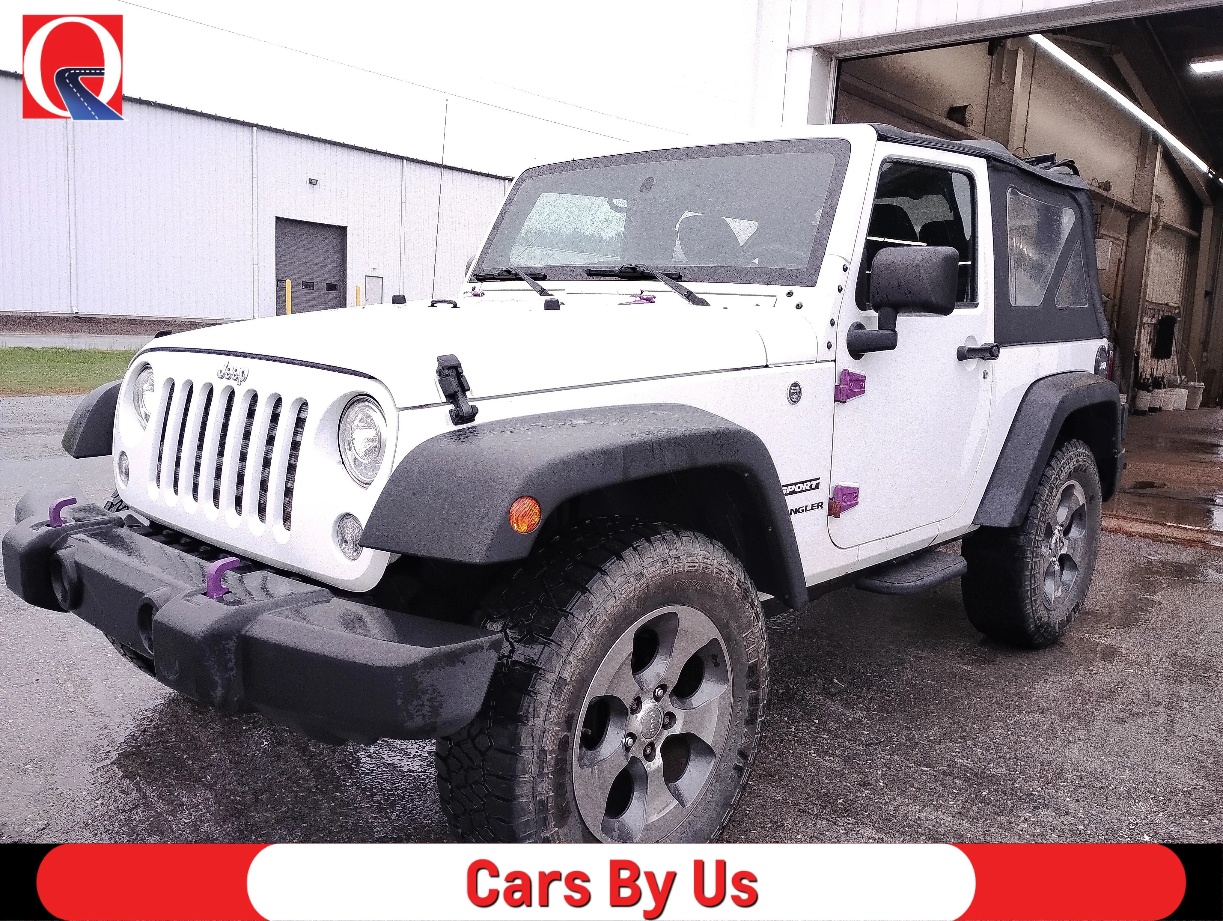 Used 2017 Bright White Clearcoat Jeep Sport image 1
