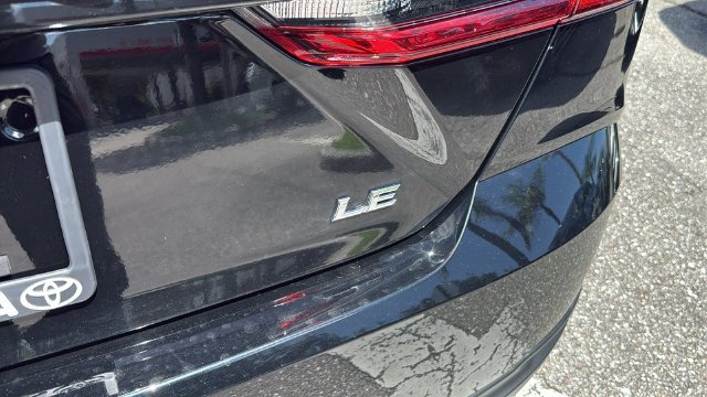 Used 2025 Midnight Black Metallic Toyota LE image 8